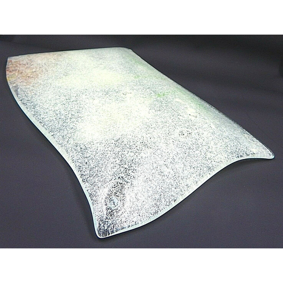 Fused Glass Calle Lily Rectangular Plate - Picture 7 of 9